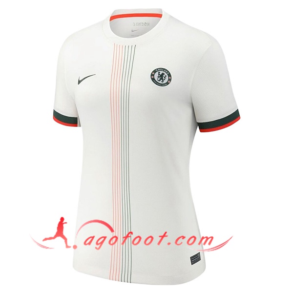 Nouveau Maillot de Foot Chelsea Femme Exterieur 2025/2026