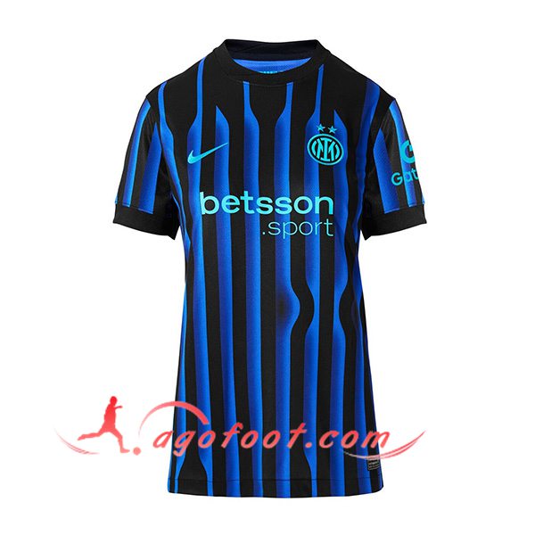 Nouveau Maillot de Foot Inter Milan Femme Domicile 2025/2026