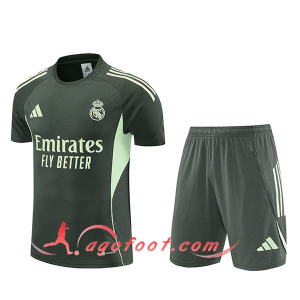 Ensemble Training T-Shirts Real Madrid Vert 2025/2026