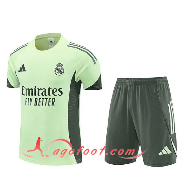 Ensemble Training T-Shirts Real Madrid Vert 2025/2026 -02
