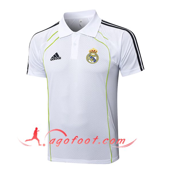 Polo Foot Real Madrid Blanc/Vert 2025/2026