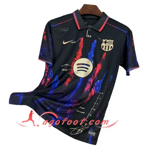 Polo Foot FC Barcelone Noir/Bleu/Rouge 2025/2026