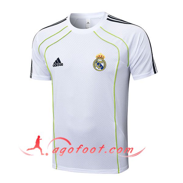 Training T-Shirts Real Madrid Blanc/Vert 2025/2026