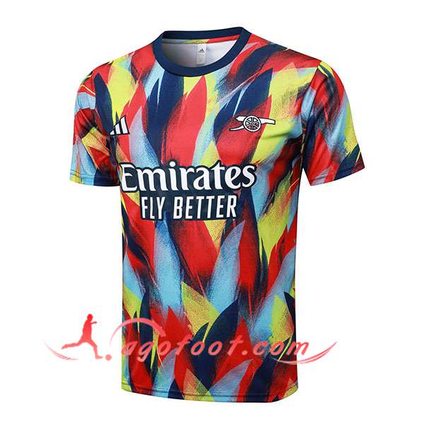 Training T-Shirts Arsenal Rouge/Bleu/Jaune 2025/2026