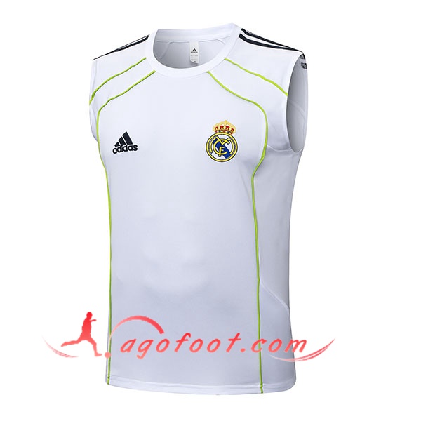 Training Debardeurs Real Madrid Blanc/Vert 2025/2026