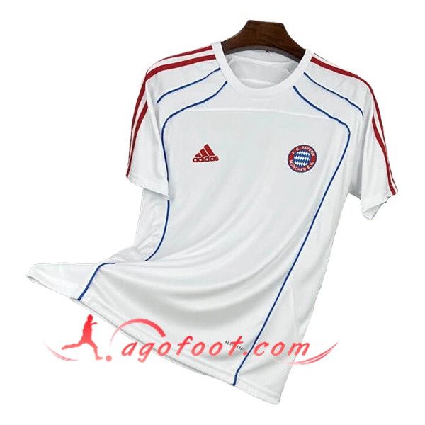 Training T-Shirts Bayern Munich Blanc/Rouge/Bleu 2025/2026