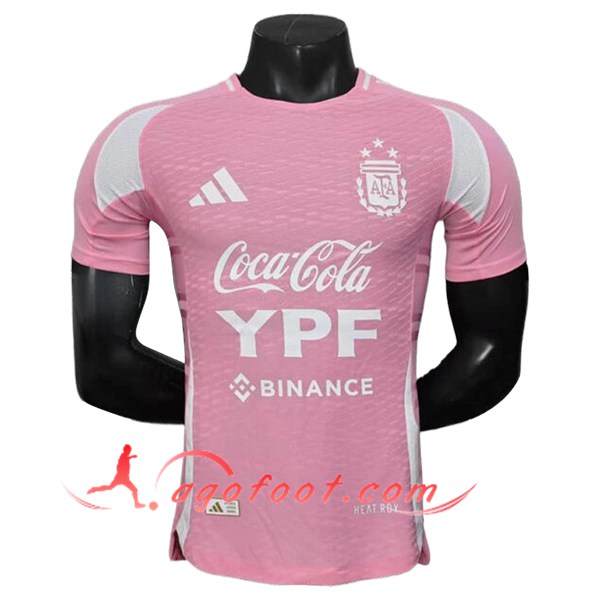 Training T-Shirts Argentine Rose/Blanc 2025/2026