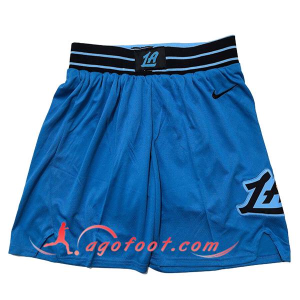 Shorts NBA Los Angeles Clippers 2025/26 Bleu/Noir -02
