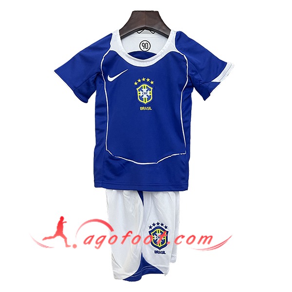 Maillot de Foot Bresil Retro Enfant Exterieur 2004