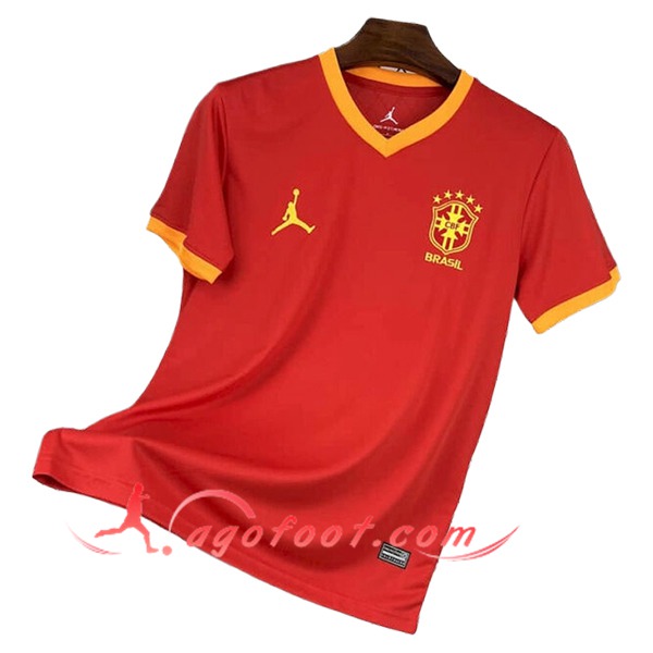 Maillot Equipe Foot Bresil Jordan Special Edition Rouge 2025/2026
