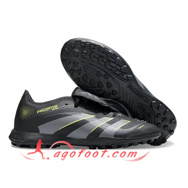 Adidas Chaussures de Foot PREDATOR LEAGUE FT TURF Noir/Gris