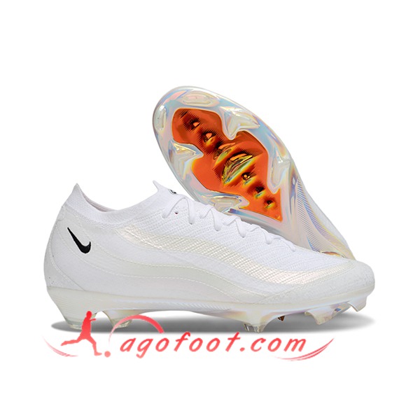 Nike Chaussures de Foot AIR Zoom Mercurial Vapor 16 Elite AIR MAX 95 XXV FG Blanc -02