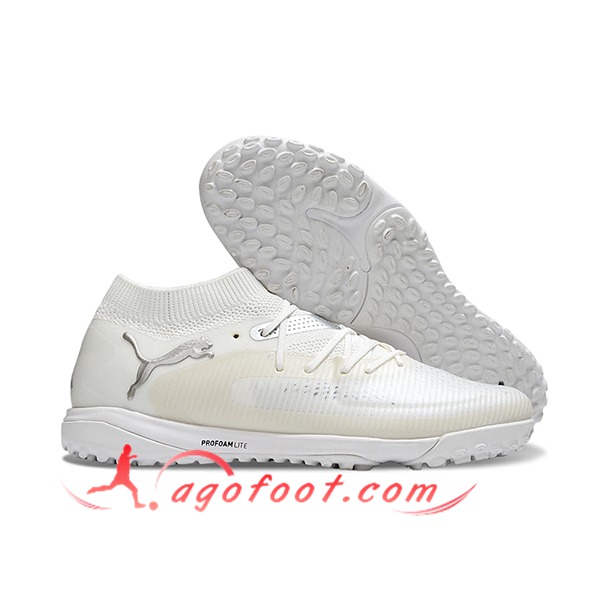PUMA Chaussures de Foot FUTURE 8 ULTIMATE TF Blanc/Beige