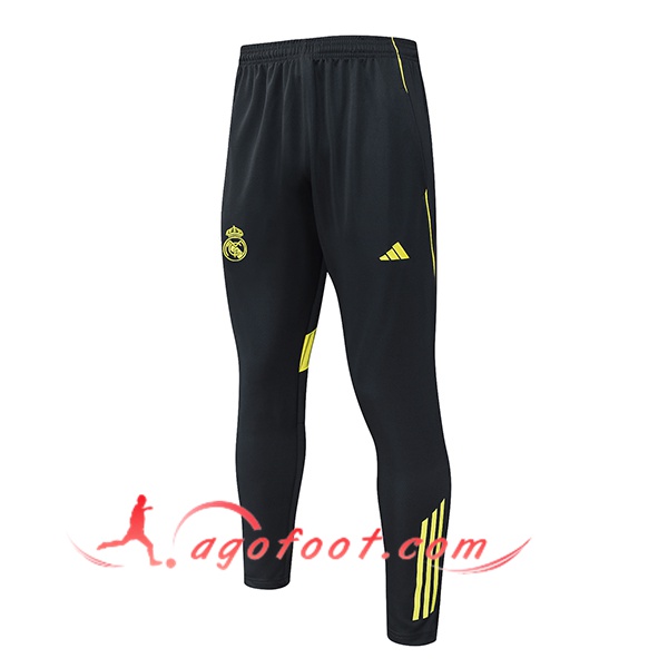 Pantalon Foot Real Madrid Gris/Jaune 2025/2026