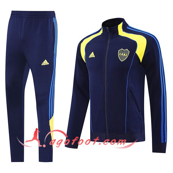 Ensemble Survetement de Foot Veste Boca Juniors Bleu/Jaune 2025/2026