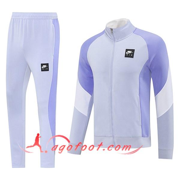 Ensemble Survetement de Foot Veste Nike Pourpre/Blanc 2025/2026