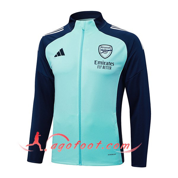 Veste Foot Arsenal Vert/Bleu 2025/2026
