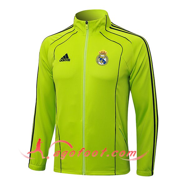 Veste Foot Real Madrid Vert/Noir 2025/2026