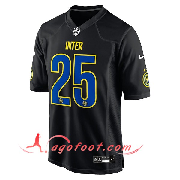 Maillot de Foot Inter Milan x NFL Special Edition Noir 2025/2026