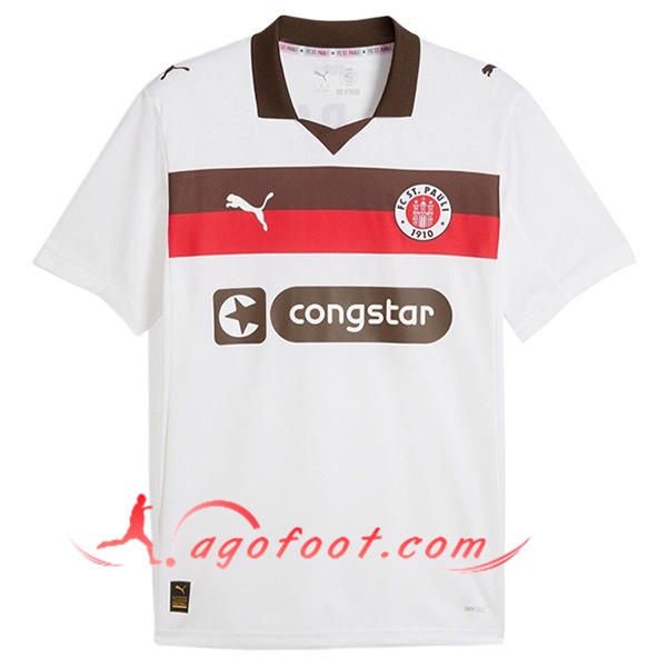 Nouveau Maillot de Foot St Pauli Exterieur 2025/2026