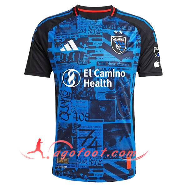 Nouveau Maillot de Foot San Jose Earthquakes Domicile 2025/2026