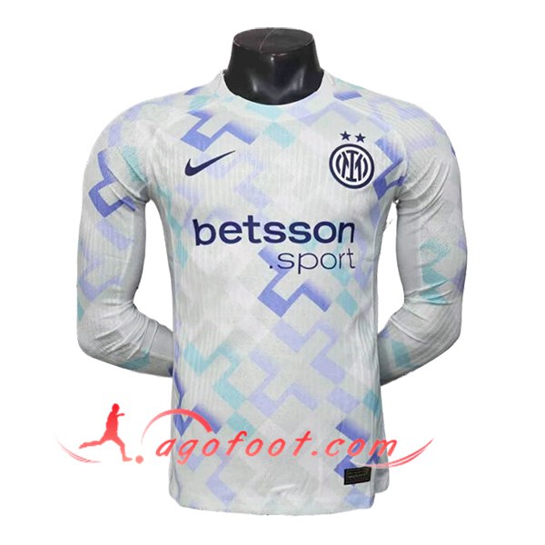 Maillot de Foot Inter Milan Exterieur Manches Longues 2025/2026