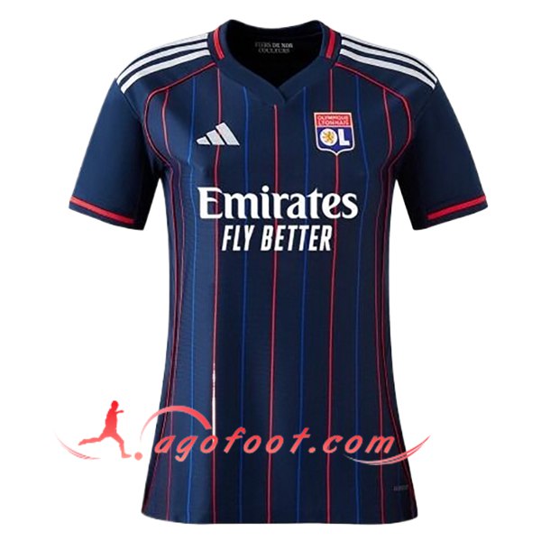 Nouveau Maillot de Foot Lyon Femme Exterieur 2025/2026