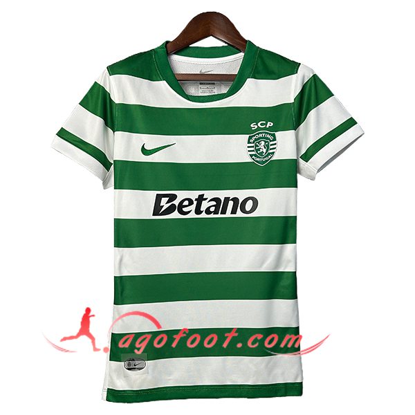 Nouveau Maillot de Foot Sporting Femme Domicile 2025/2026