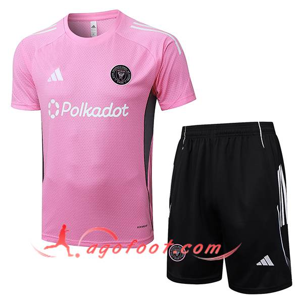 Ensemble Training T-Shirts Inter Miami CF Rose/Gris 2025/2026