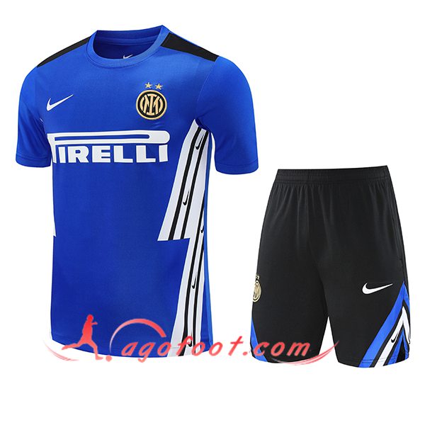 Ensemble Training T-Shirts Inter Milan Bleu/Blanc 2025/2026