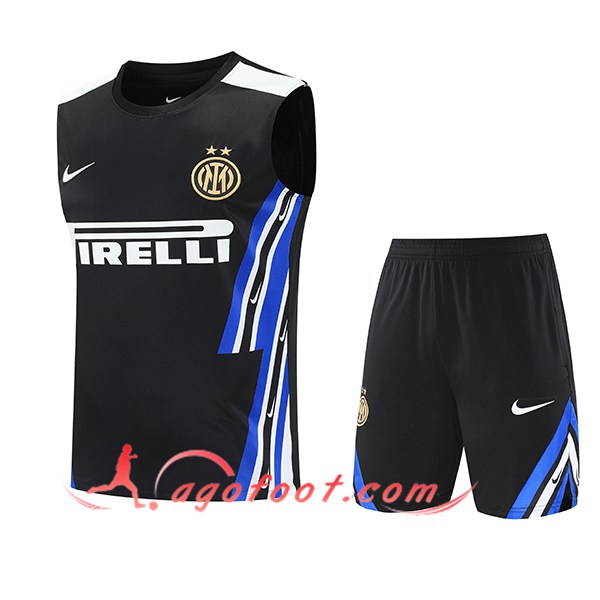 Ensemble Training Debardeurs Inter Milan Noir/Bleu 2025/2026
