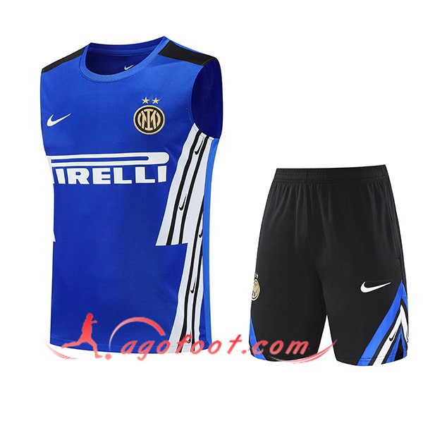 Ensemble Training Debardeurs Inter Milan Bleu/Blanc 2025/2026