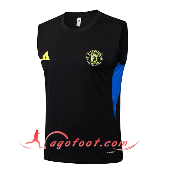 Training Debardeurs Manchester United Noir/Bleu 2025/2026