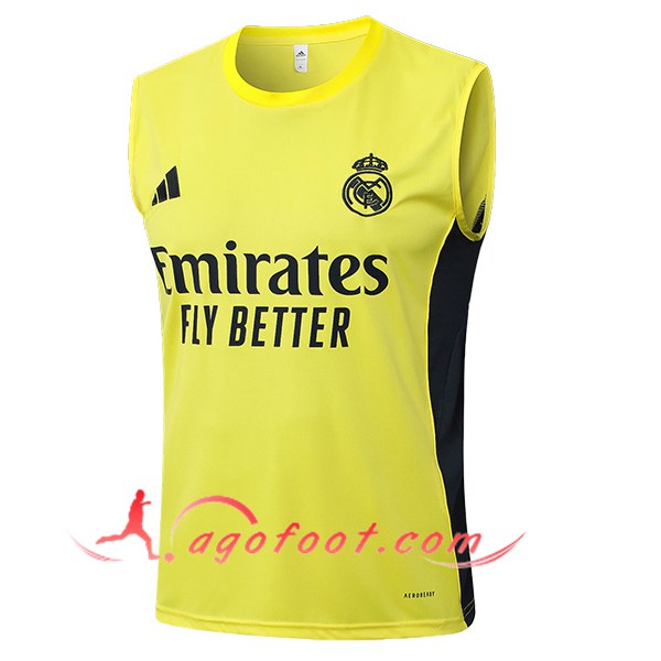 Training Debardeurs Real Madrid Jaune/Noir 2025/2026