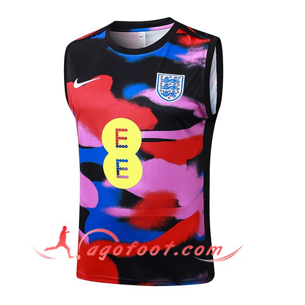 Training Debardeurs Angleterre Noir/Rose/Rouge/Bleu 2025/2026