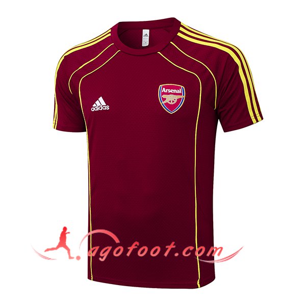 Training T-Shirts Arsenal Rouge/Jaune 2025/2026