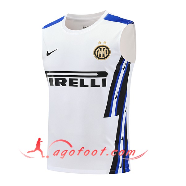 Training Debardeurs Inter Milan Blanc/Noir/Bleu 2025/2026