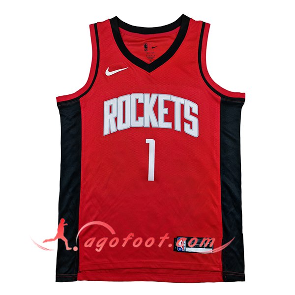 Maillot Houston Rockets (THOMPSON #1) 2025/26 Noir/Rouge
