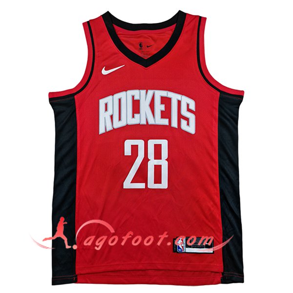 Maillot Houston Rockets (SENGUN #28) 2025/26 Noir/Rouge