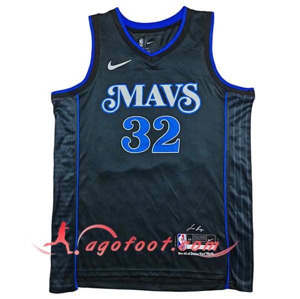 Maillot Dallas Mavericks (FLAGG #32) 2025/26 Noir/Bleu