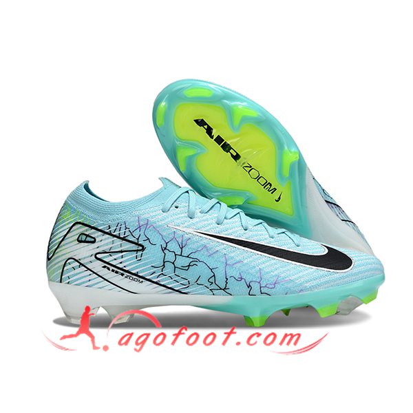 Nike Chaussures de Foot AIR Zoom Mercurial Vapor 16 Elite XXV FG Bleu/Noir