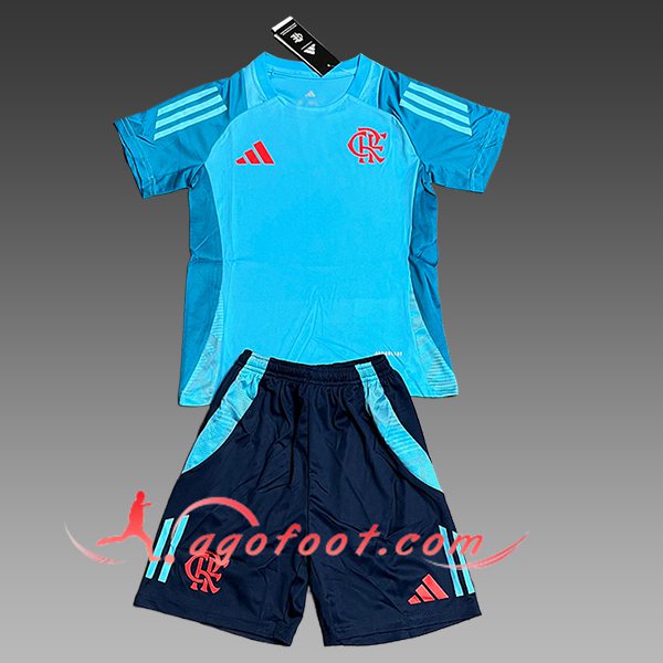 Ensemble Training T-Shirts Flamengo Enfant Bleu 2025/2026