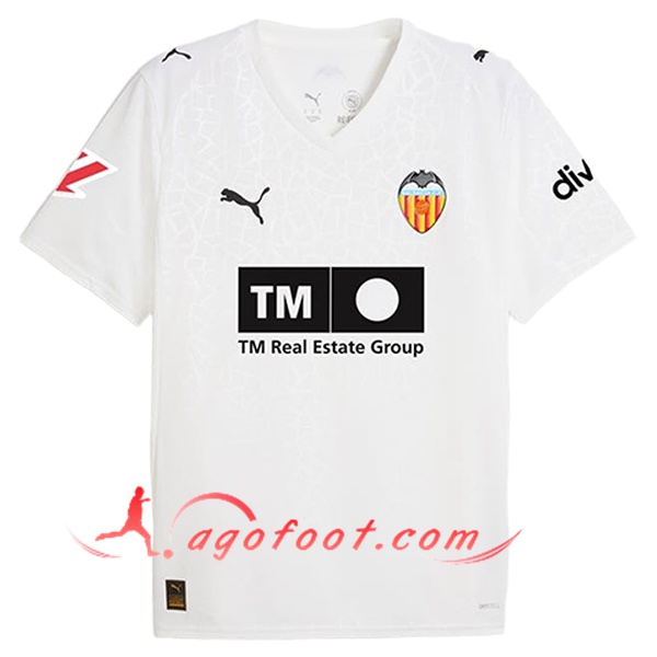 Nouveau Maillot de Foot Valencia CF Domicile 2025/2026