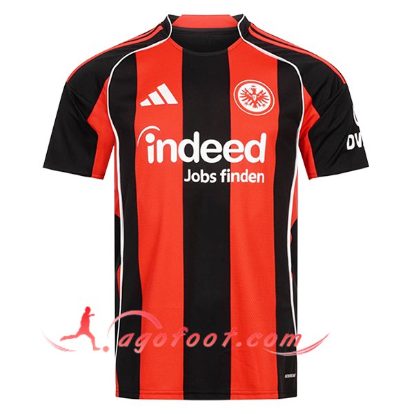 Nouveau Maillot de Foot Eintracht Frankfurt Domicile 2025/2026