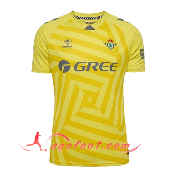 Maillot de Foot Real Betis Gardien De But Jaune 2025/2026
