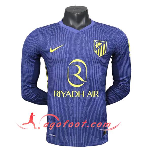 Nouveau Maillot de Foot Atletico Madrid Exterieur Manches Longues 2025/2026