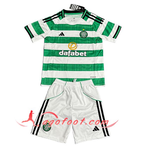 Nouveau Maillot de Foot Celtic FC Enfant Domicile 2025/2026