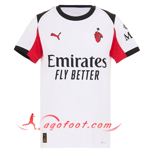 Nouveau Maillot de Foot Milan AC Femme Exterieur 2025/2026