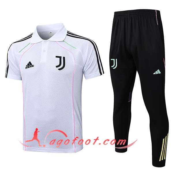 Ensemble Polo Foot Juventus Blanc/Noir 2025/2026