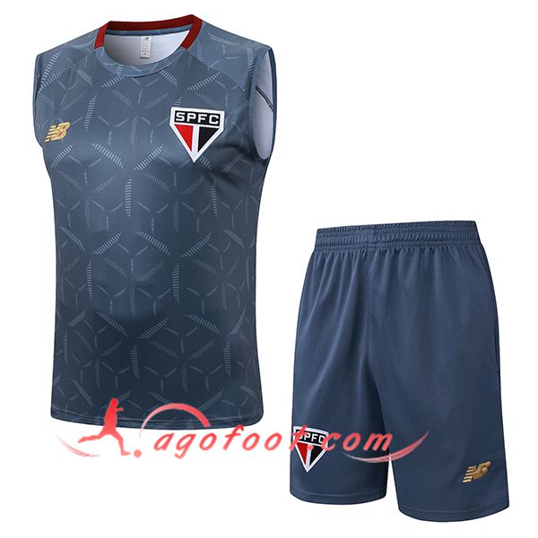 Ensemble Training Debardeurs Sao Paulo FC Gris 2025/2026